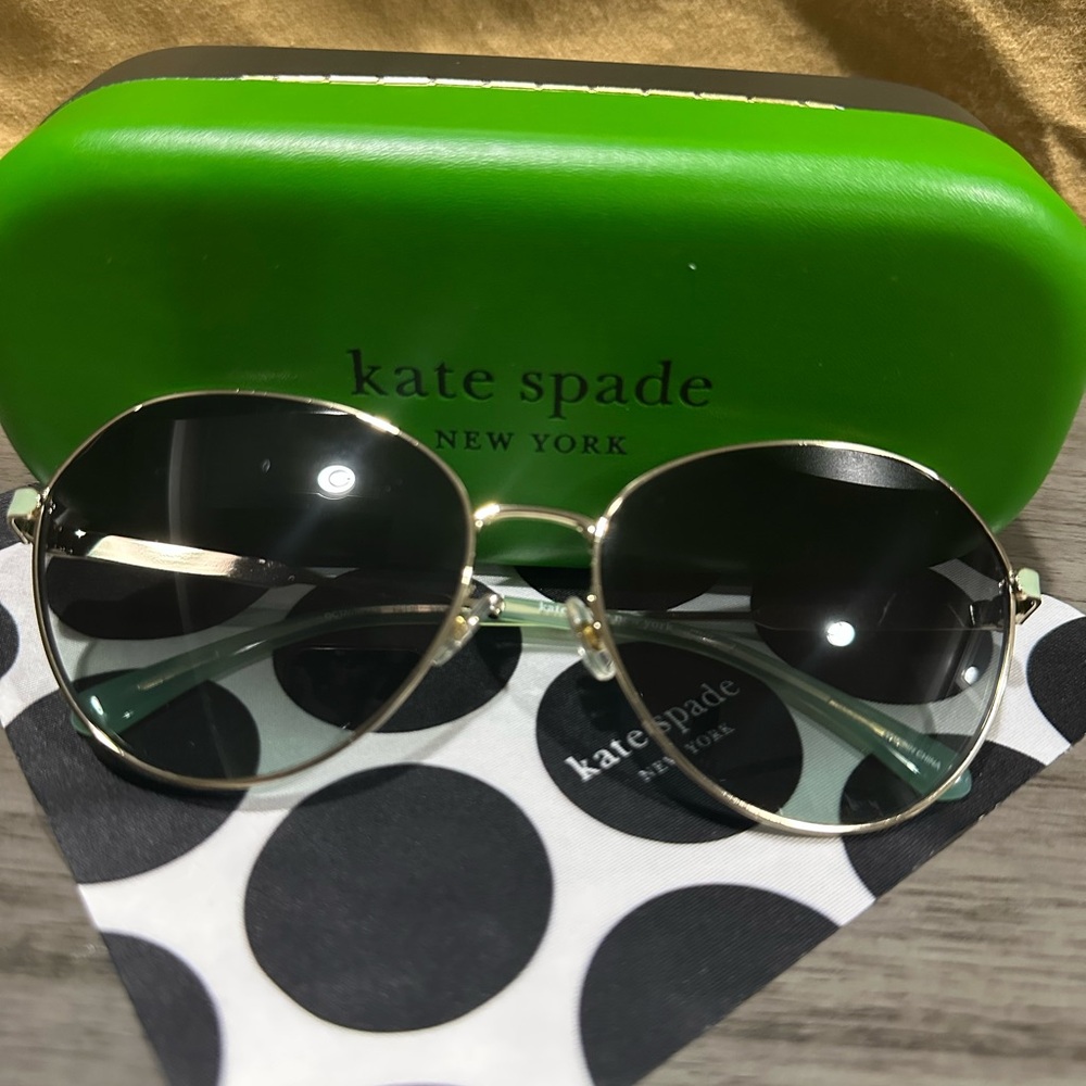 Kate Spade Black and Silver Sunglasses